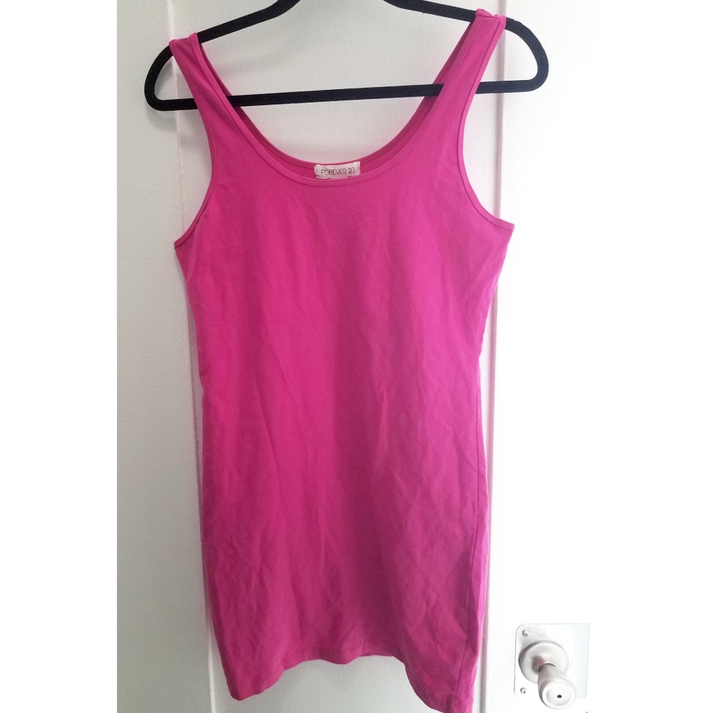 Pink mini dress